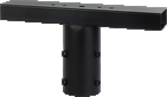 Travers for 2 lyskastere Ø60mm Sort