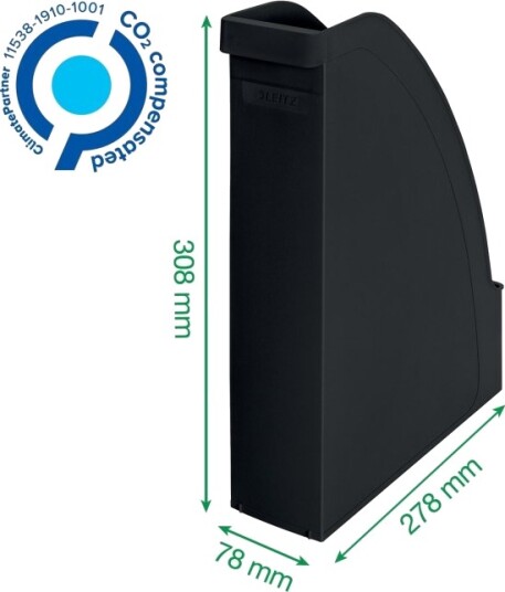 Leitz 24760095 Oppbevaringsboks I Polystyren Svart 24765095 Leitz 24760095 Oppbevaringsboks I Polystyren Svart 24765095