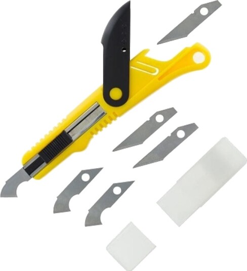 Plastic Cutter Scriber med 5 reserveblader