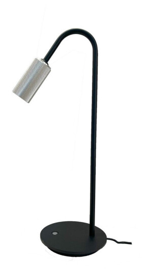 Decor F1 bordlampe 7W 3000 Kelvin Dimbar Svart / Aluminium Decor F1 bordlampe 7W 3000 Kelvin Dimbar Svart / Aluminium