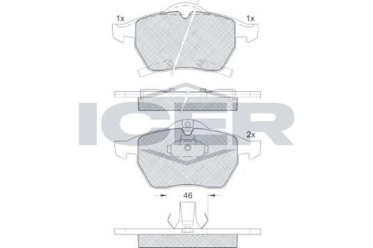 Bremseklosser ICER 181218