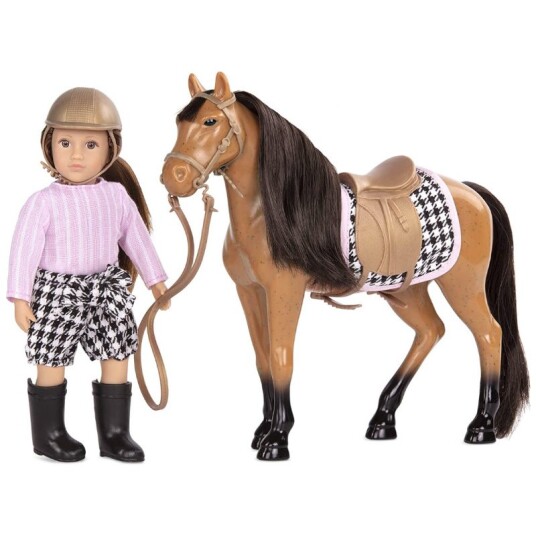 Lori Dukke Og Hest 15cm Celia Og Morgan Lori Dukke Og Hest 15cm Celia Og Morgan