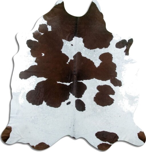 Kuskinn Brun/hvit 1507 Størrelse: 200 x 180 cm