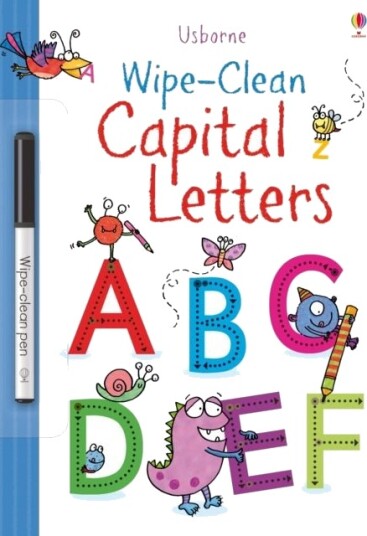 Wipe-Clean Capital Letters