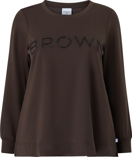 Zhenzi Genser Zh Mya 1441 Pullover L/S Brun