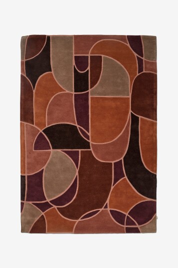 Classic Collection   Ullteppe Modern Abstract   Brun