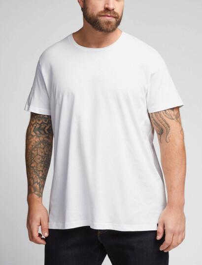 Lee Jeans Twin Pack Crew - White - XXXL Lee Jeans Twin Pack Crew - White - XXXL
