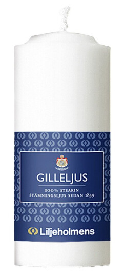 Liljeholmens   Gillelys 12 cm hvit