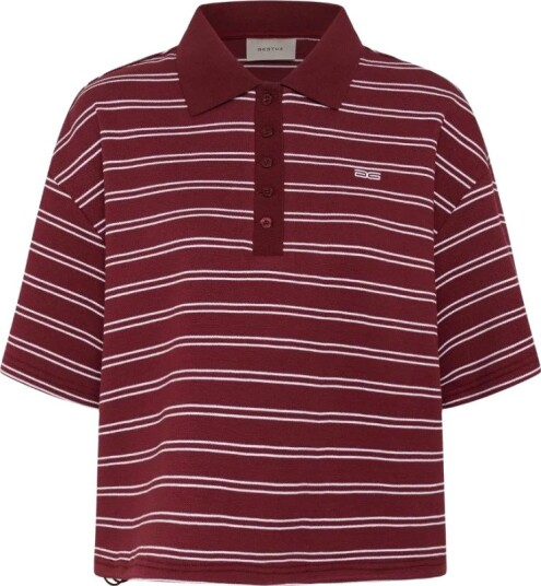 Gestuz Gzpilova Polo Tee Burgundy S