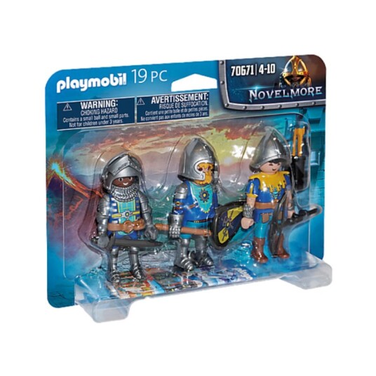 Playmobil Knights Novelmore 3 krigere fra Novelmore figurpakke 70671