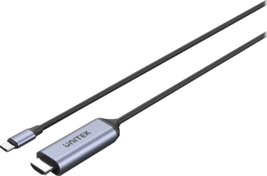 Unitek Usb-C Hdmi-Kabel 1,8 M Sølv V1423a Unitek Usb-C Hdmi-Kabel 1,8 M Sølv V1423a