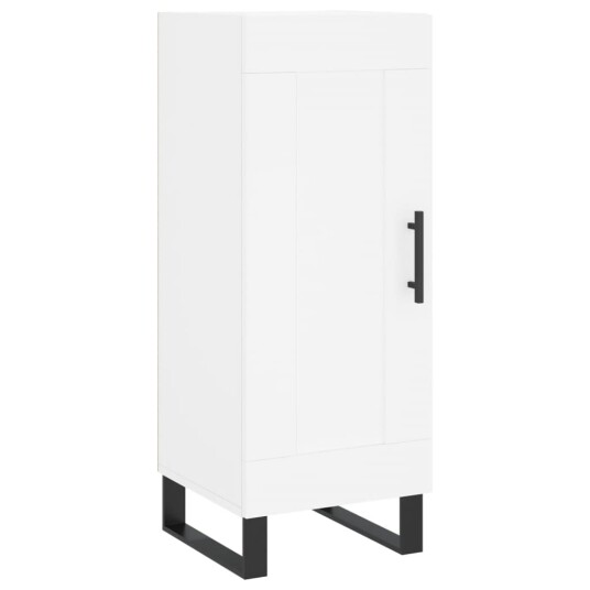 vidaXL Highboard hvit 34,5x34x180 cm konstruert tre 8720845485511