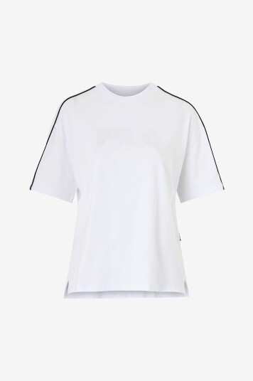 Fila T skjorte Rivoli Oversized Graphic Hvit Fila T skjorte Rivoli Oversized Graphic Hvit