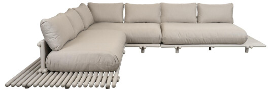 Cane line Sticks hjørnesofa Aluminium/sand 3 2 seters moduler Beige