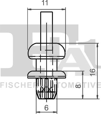 FA1 21-20013.10 Klips, pynte- / beskyttelseslist