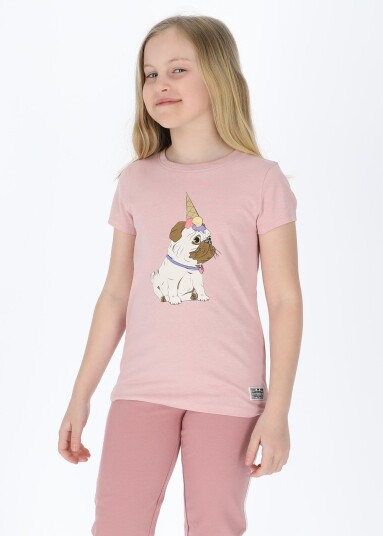 Denim Factory San Diego Tee G Jr Pink Unicorn 160 T-Shirts