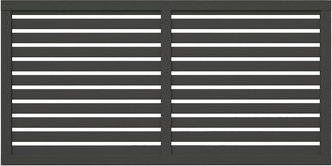 Palmako Levegg nina4 180x90cm gråmalt Palmako Levegg nina4 180x90cm gråmalt