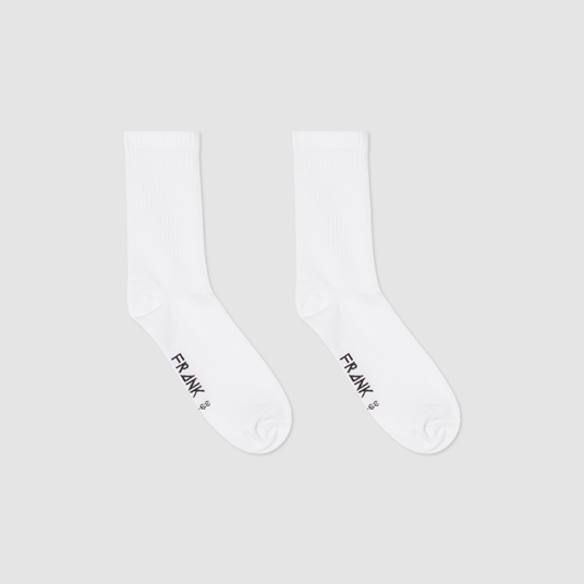 Frank Dandy Sokker 3 pack Hvit White 35 38