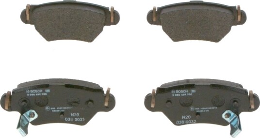 BOSCH 0 986 495 250 Bremseklosser