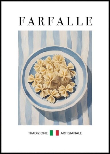 Farfalle Poster Plakat / 50x70cm