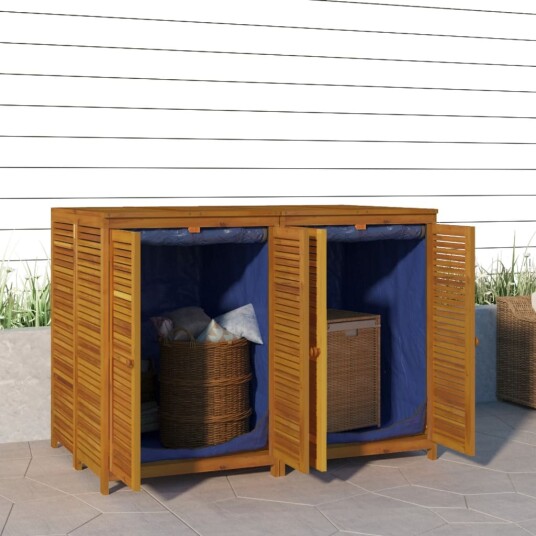 vidaXL Putekasse 140x87x104 cm heltre akasie