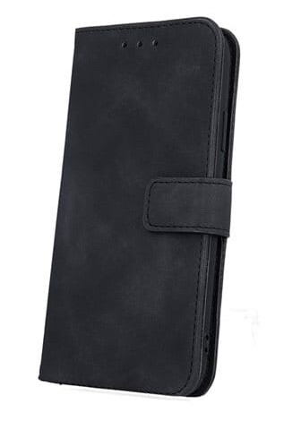 Fløyelsveske med stativ for Xiaomi Redmi Note 13 4G - Svart