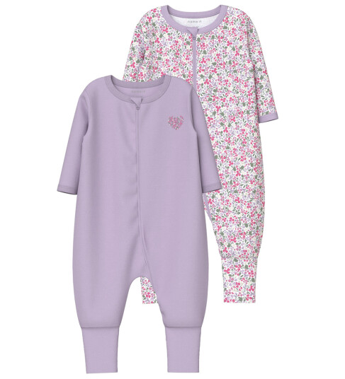 Name It Sovedress 2-pakning Pastell Lilla Name It Sovedress 2-pakning Pastell Lilla