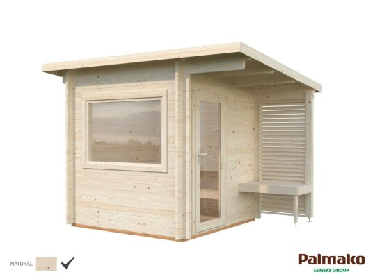 Badstu Sanna 4,1kvm Elektrisk ovn Narvi NM Heater 6kW Badstu Sanna 4,1kvm Elektrisk ovn Narvi NM Heater 6kW