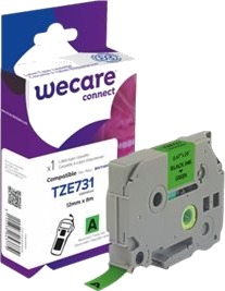 Wecare Connect Grønn Rull 1,2 Cm X 8 M 1 KassettEr Merketape For Brother Pt D210 D600 H110 P750 P Touch Pt 1005 D450 P300 P Touch Cube Pro Pt P910 Wecare Connect Grønn Rull 1,2 Cm X 8 M 1 KassettEr Merketape For Brother Pt D210 D600 H110 P750 P Touch Pt 1005 D450 P300 P Touch Cube Pro Pt P910