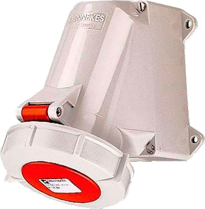 Mennekes CEE Vegguttak (7-polet 16A) 400V IP67
