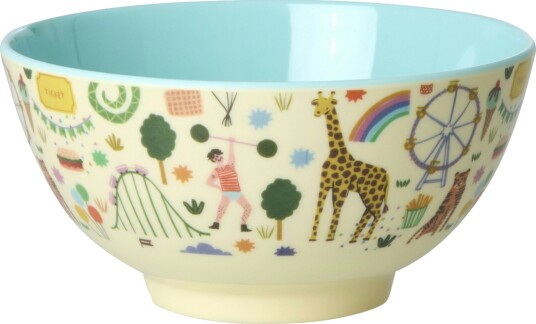 Melamine Bowl 70 cl, Mint Fun Fair