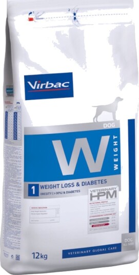 Virbac Tørrfôr Veterinary Hpm W1 Vekttap Og Diabetes For Hunder 12 kg Virbac Tørrfôr Veterinary Hpm W1 Vekttap Og Diabetes For Hunder 12 kg