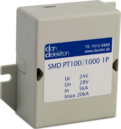 Dan Delektron Transientbeskyttelse SMD PT100/1000 Sensor for Veggmontering