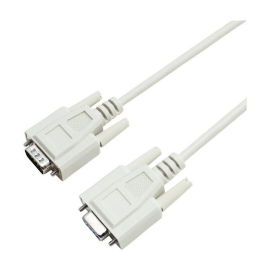 ELETRA RS232 DB9 M - F 1M KABEL, GRÅ