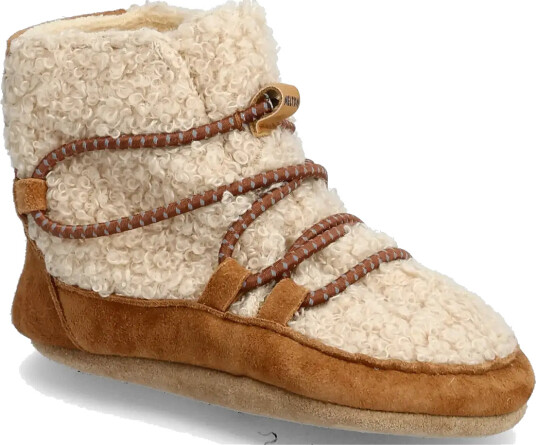 Melton Hiking Teddy Boots - Cream - 24/25 Melton Hiking Teddy Boots - Cream - 24/25