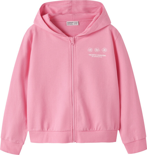 Name It Nkfharhoko Ls Nreg Sweat Card Wh Unb Pink 134 140