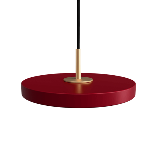 Umage Asteria Micro Taklampe Rubinrød/Stål Topp Umage Asteria Micro Taklampe Rubinrød/Stål Topp
