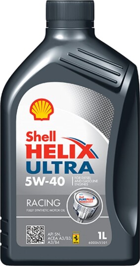 Motorolje SHELL HELIX ULTRA RACING 5W-40 1L Motorolje SHELL HELIX ULTRA RACING 5W-40 1L