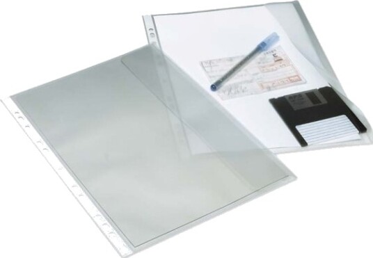 Bantex Dokumentlomme Med Klaff 0,13 Mm Transparent