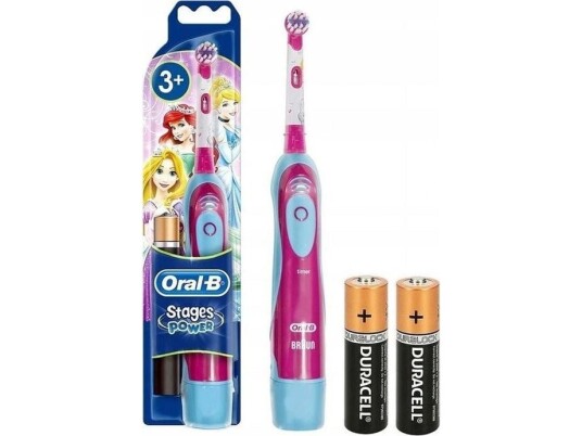 Oral-B Kids Stages Power Princess Rosa Og Blå Tannbørste