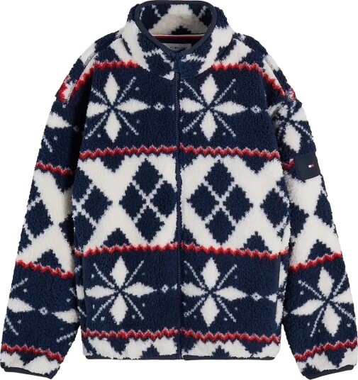Tommy Hilfiger Festive Polar Jacket OFF WHITE 176
