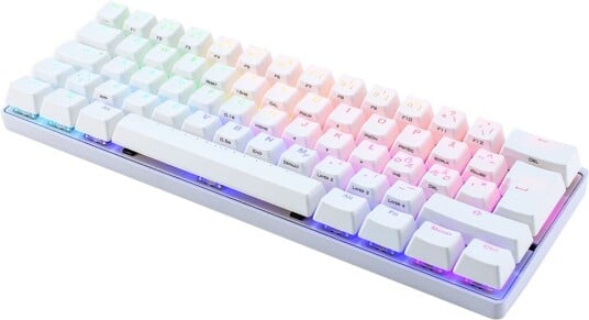 Vortex Pok3r Rgb Mekaniskt Tastatur Hvit [Mx Brown]
