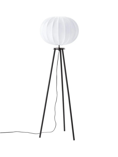 Hilma gulvlampe - Hvit / Svart