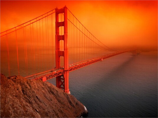 Fototapet Golden Gate Bridge 400x309 - Artgeist sp. z o. o.