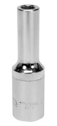 Yato Yt-12930, 1 Stykker, 12-Punkts, 25,4 / 2 Mm (1 / 2"), Kromfarget, Grå, 77 Mm