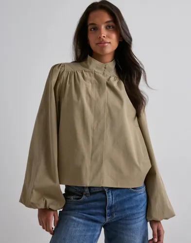 Neo Noir Beige Tirsa Twill Jacket
