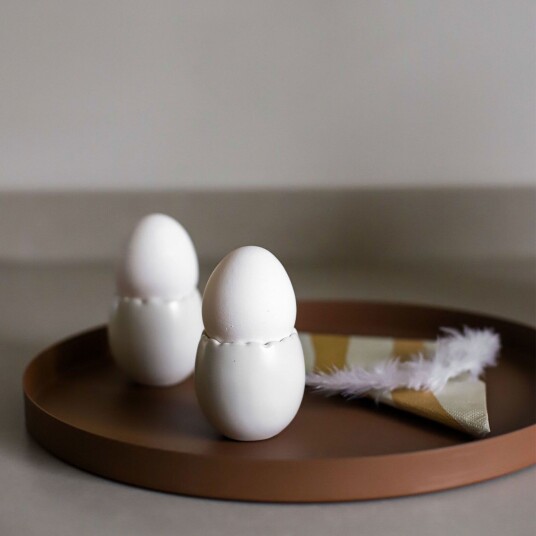 Påskeeggekopp 2 stk hvit Påskeeggekopp 2 stk hvit