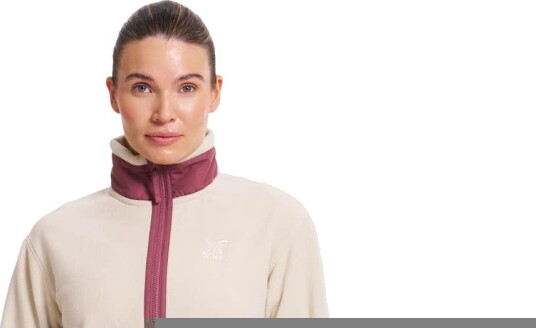 Revolutionrace Woodland Half zip Fleece Dame Black M Dame Overdeler Fleece & midlayers