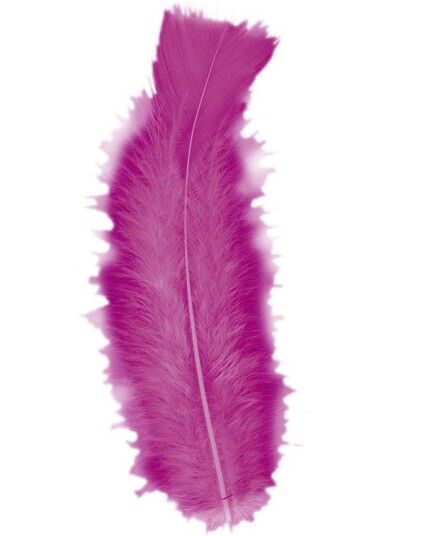 50 stk Dekorasjons/Pynte Fjær Magenta
