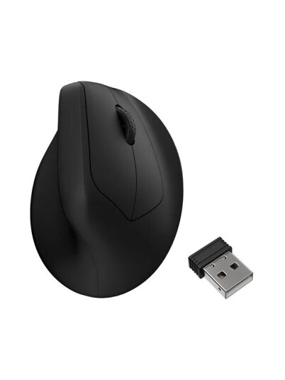 Keychron M5 Trådløs Ergonomisk Trackball mus med Optisk Sensor og 42000 dpi Svart
